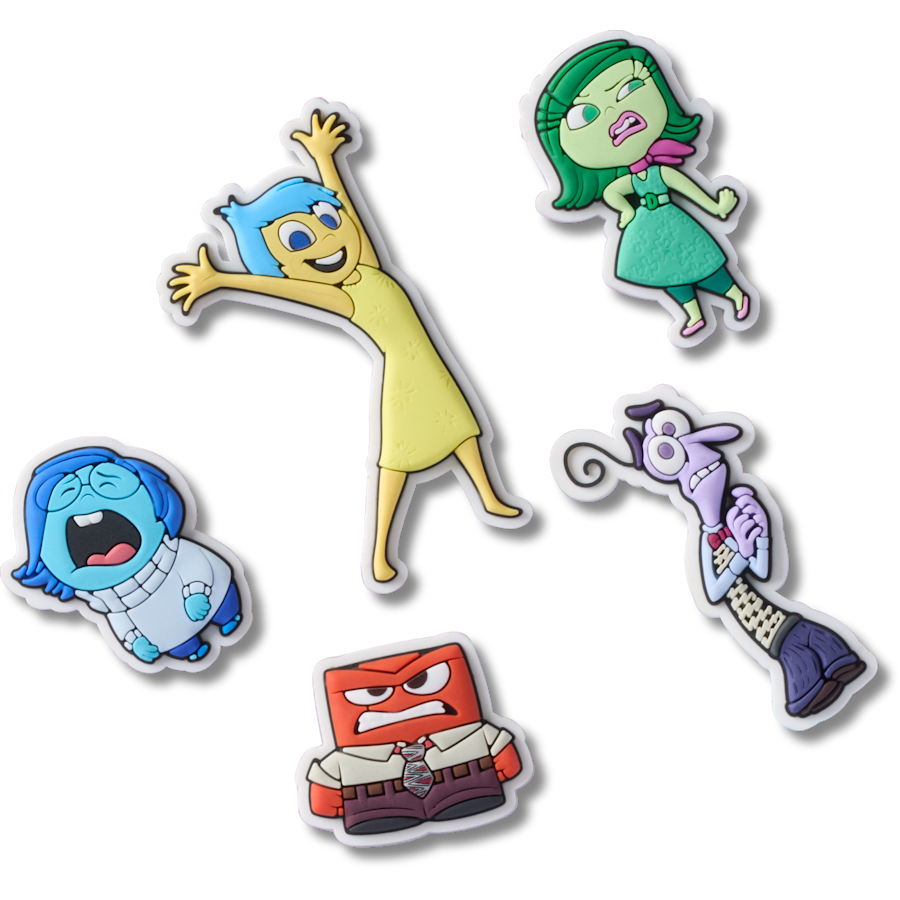 Women|Men|Kids|Jibbitz™ Charms Pixar Inside Out 5 Pack Jibbitz™ charms | Crocs Sale