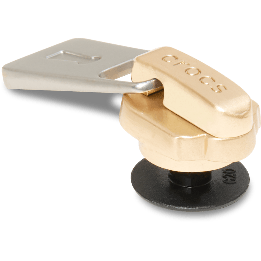 Women|Men Gold and Silver Zipper Jibbitz™ charms | Crocs Discount