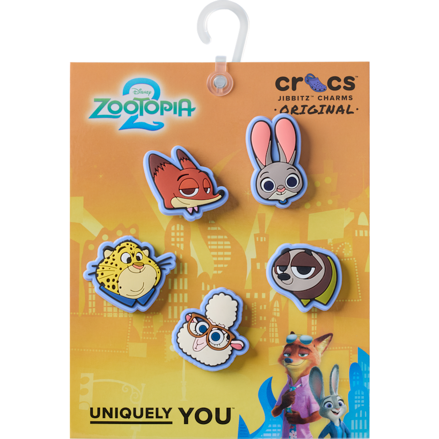 Women|Men|Kids|Jibbitz™ Charms b'Disney Zootopia 2 5 Pack Jibbitz Shoe Charm' | Crocs For sale
