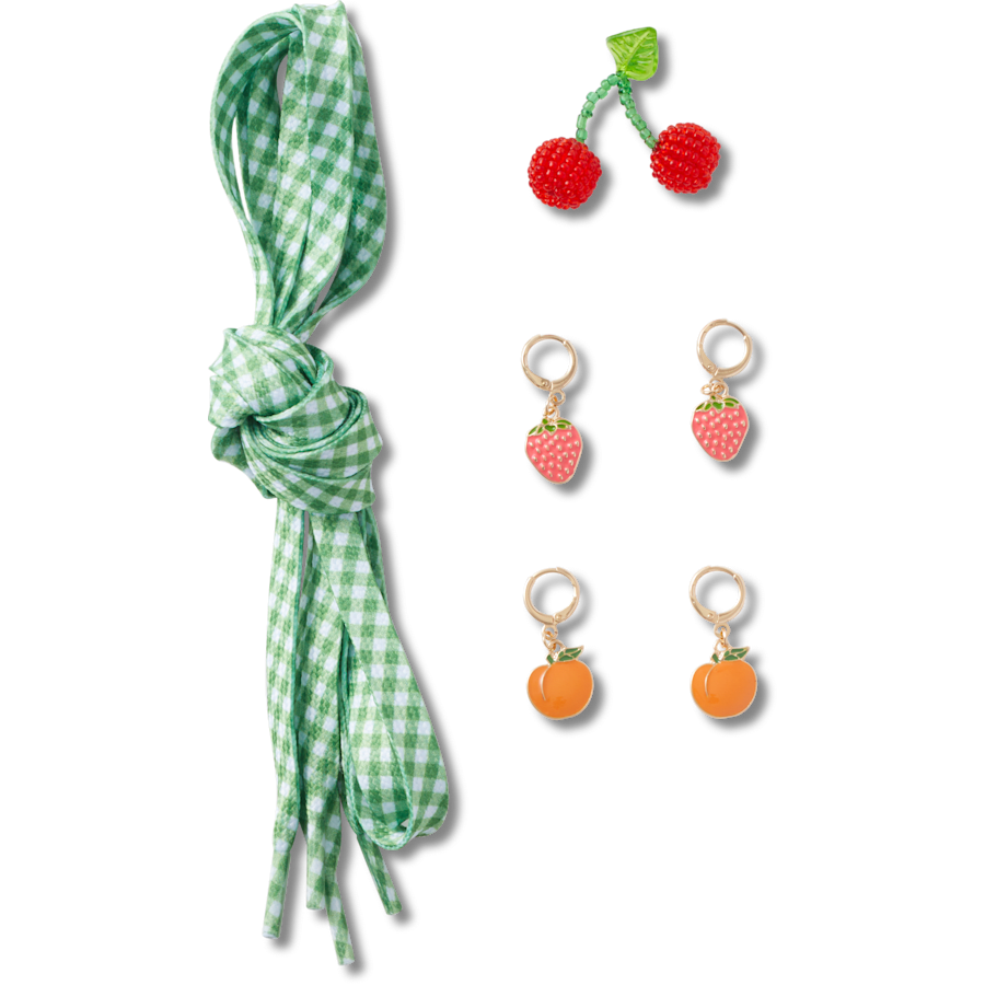 Women|Kids|Jibbitz™ Charms Laces and Fresh Fruits Charm Kit Jibbitz™ charms | Crocs Online
