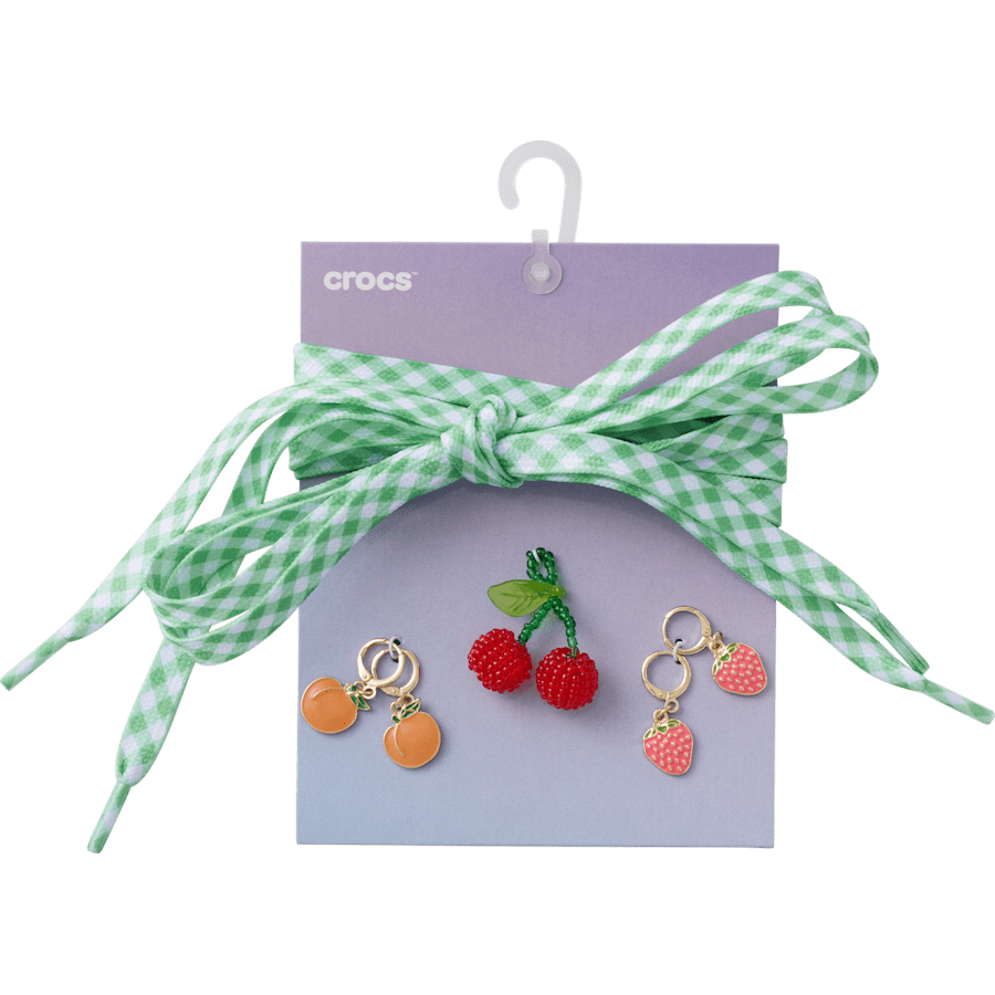 Women|Kids|Jibbitz™ Charms Laces and Fresh Fruits Charm Kit Jibbitz™ charms | Crocs Online