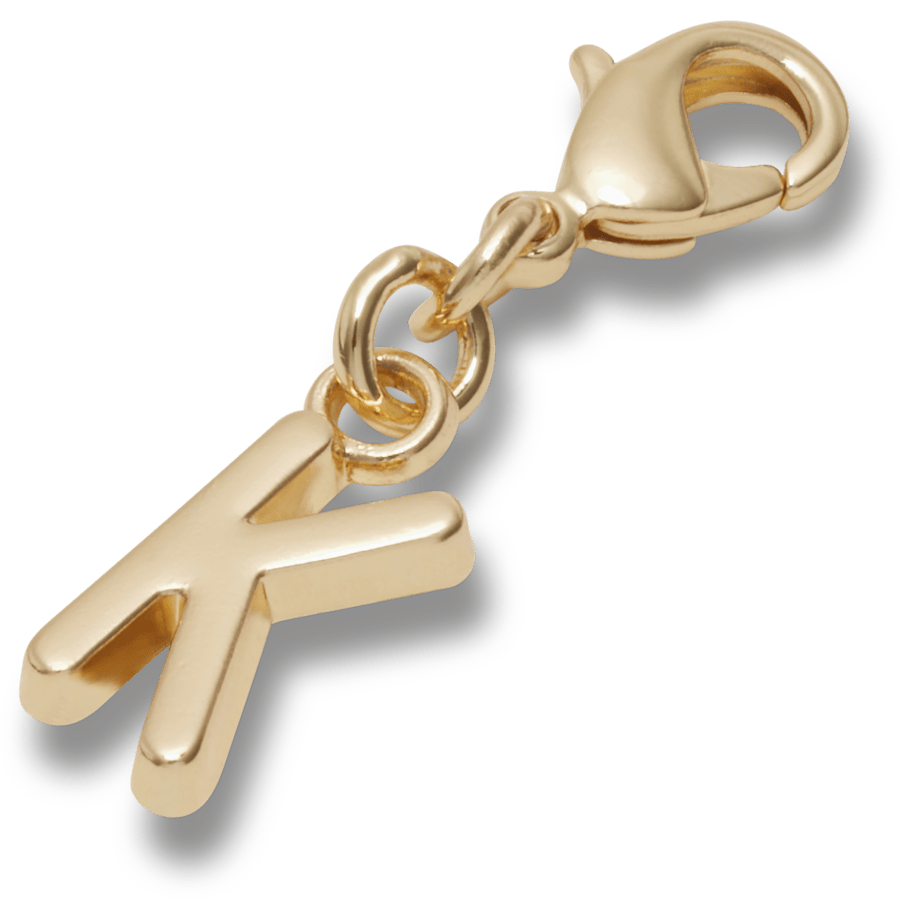 Women|Men|Kids|Jibbitz™ Charms Gold Letter K Charm Jibbitz™ charms | Crocs On sale