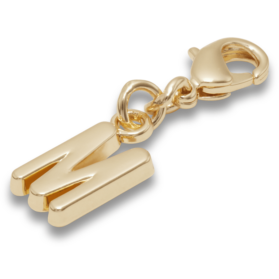 Women|Men|Kids|Jibbitz™ Charms Gold Letter M Charm Jibbitz™ charms | Crocs us
