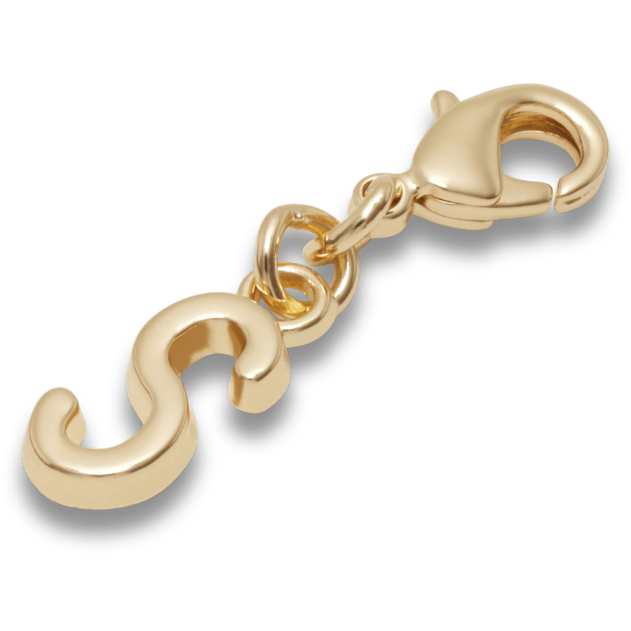 Women|Men|Kids|Jibbitz™ Charms Gold Letter S Charm Jibbitz™ charms | Crocs Sale