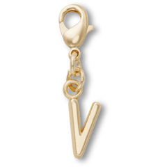 Women|Men|Kids|Jibbitz™ Charms Gold Letter V Charm Jibbitz™ charms | Crocs Sale