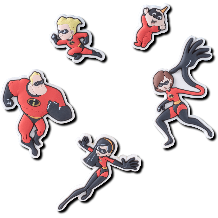 Women|Men|Jibbitz™ Charms Pixar Incredibles 5 Pack Jibbitz charm | Crocs Near me