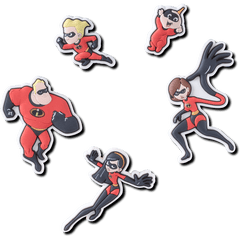 Women|Men|Jibbitz™ Charms Pixar Incredibles 5 Pack Jibbitz charm | Crocs Near me