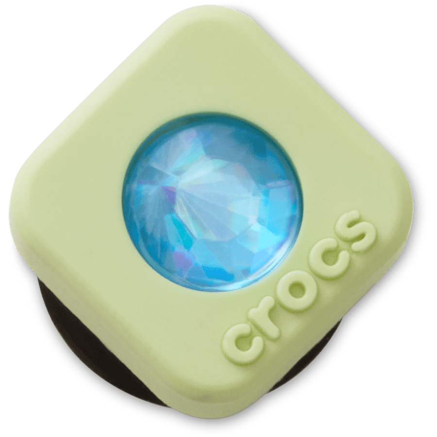 Women|Men|Jibbitz™ Charms Green PVC Square SMT Gem Jibbitz™ charms | Crocs For sale
