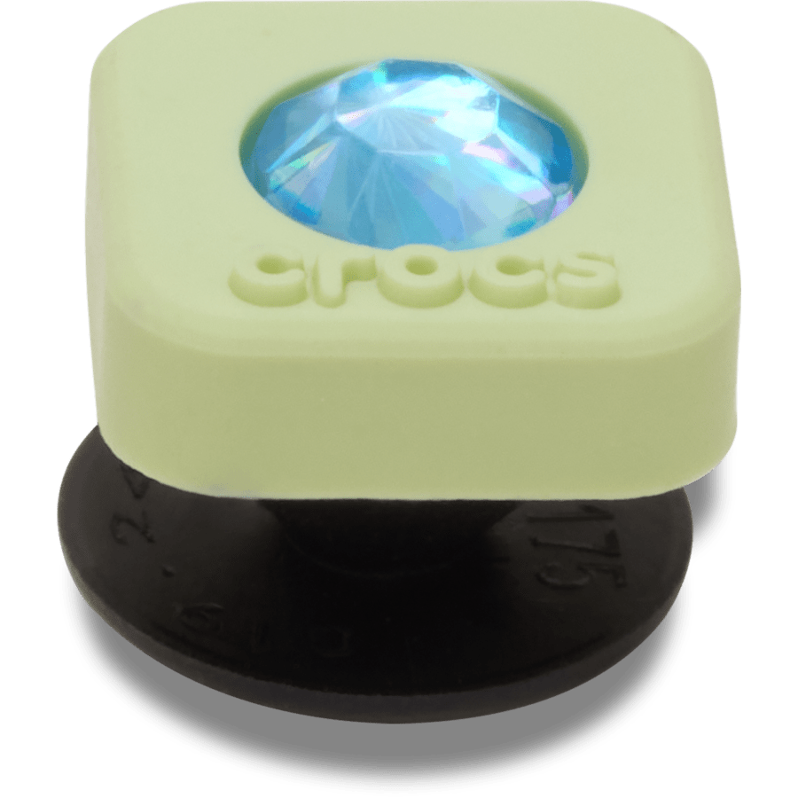 Women|Men|Jibbitz™ Charms Green PVC Square SMT Gem Jibbitz™ charms | Crocs For sale