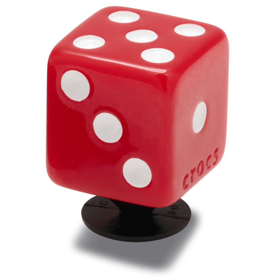 Women|Men|Jibbitz™ Charms Red Dice Jibbitz™ charms | Crocs Sale