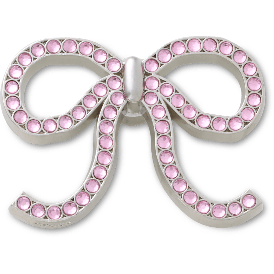 Women|Men|Jibbitz™ Charms Pink Glittery Bow Jibbitz™ charms | Crocs Online
