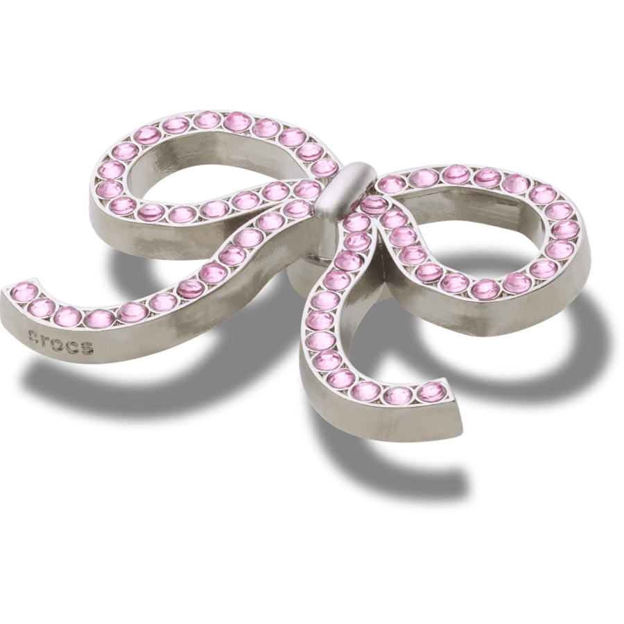 Women|Men|Jibbitz™ Charms Pink Glittery Bow Jibbitz™ charms | Crocs Online