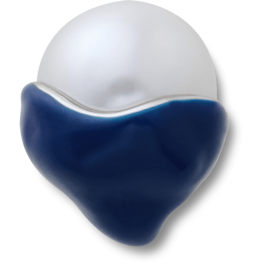 Women|Men Blue Dipped Enamel SMT Pearl Jibbitz™ charms | Crocs Sale