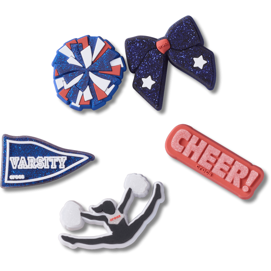 Women|Men|Jibbitz™ Charms Cheer 5 Pack Jibbitz™ charms | Crocs Outlet