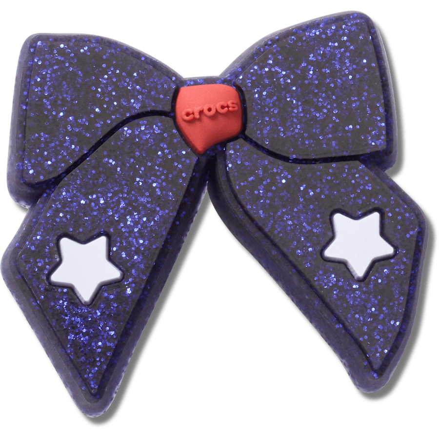 Women|Men|Jibbitz™ Charms Glittery Blue Bow Jibbitz™ charms | Crocs us