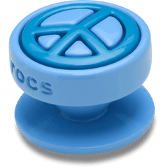 Women|Men|Jibbitz™ Charms Blue Peace Sign Icon Jibbitz™ charms | Crocs us