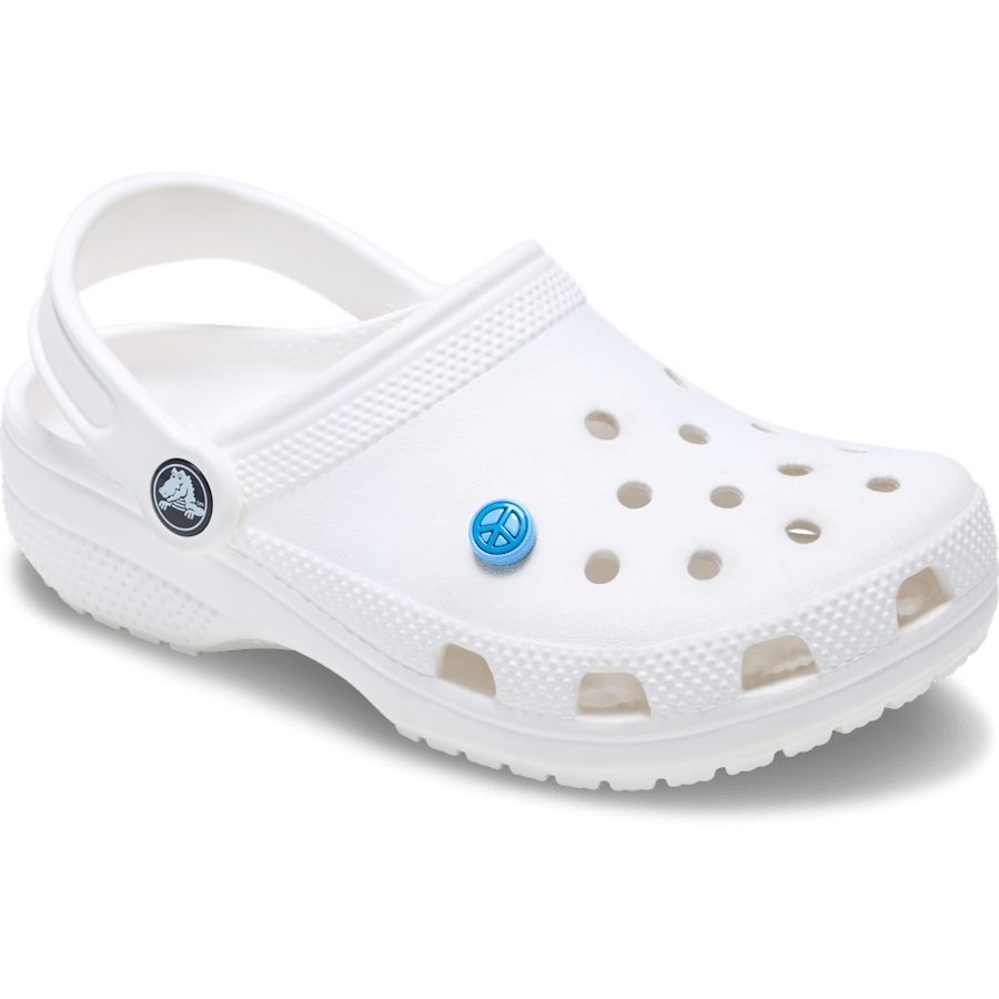 Women|Men|Jibbitz™ Charms Blue Peace Sign Icon Jibbitz™ charms | Crocs us