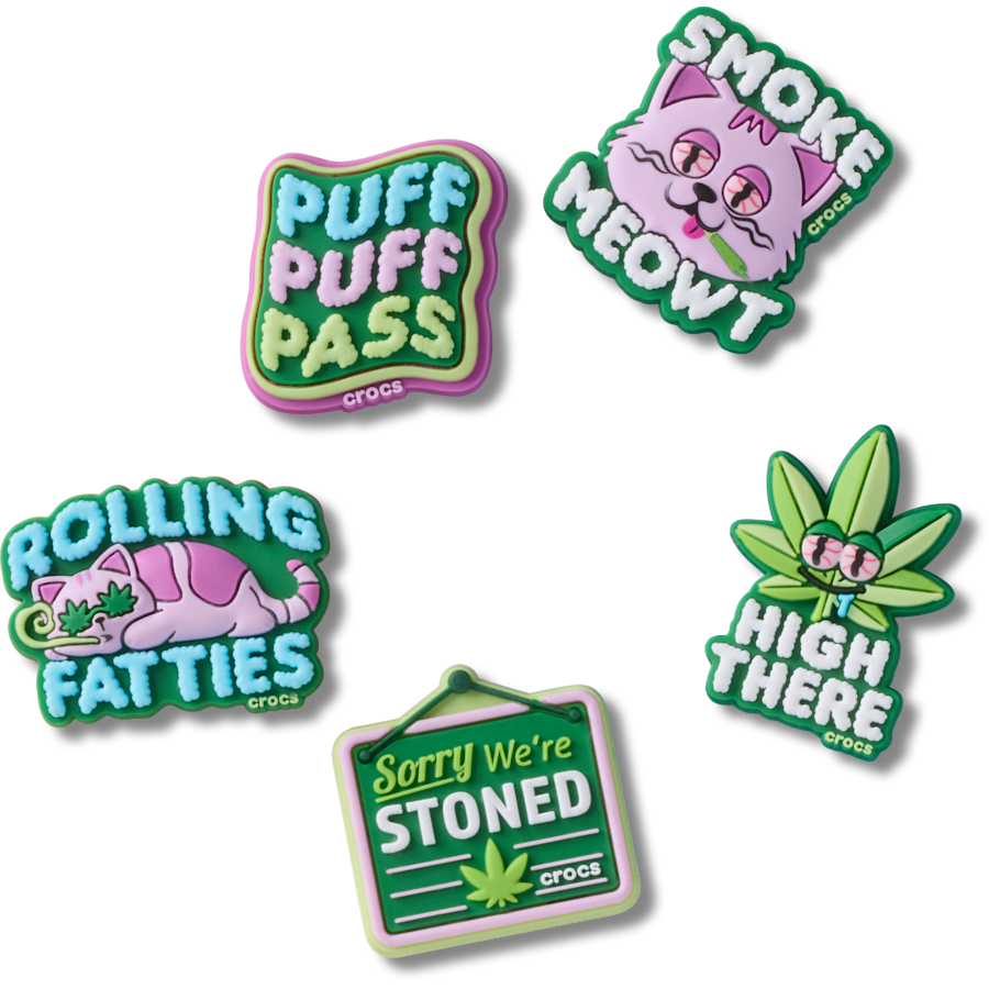 Women|Men|Jibbitz™ Charms 420 Hemp Cuties 5 Pack Jibbitz™ charms | Crocs Near me