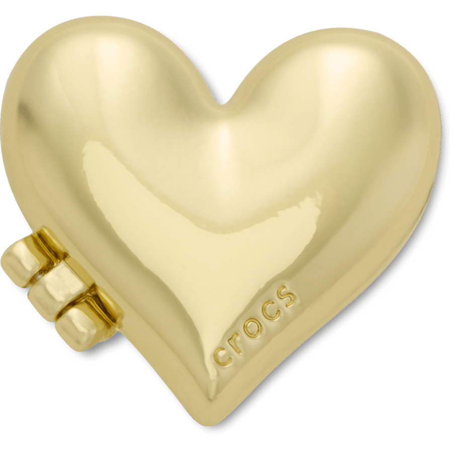 Women|Men|Jibbitz™ Charms Gold Bubble Locket Heart Jibbitz™ charms | Crocs Near me
