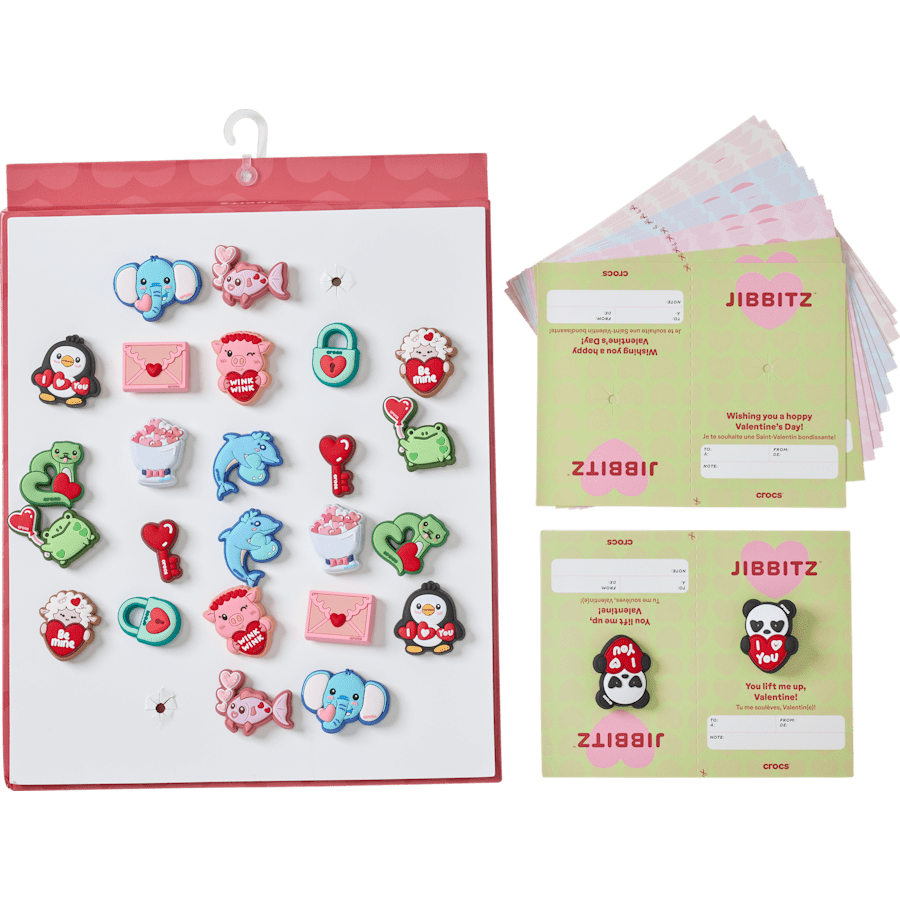 Women|Men|Jibbitz™ Charms Valentines Day Card 26 Pack Jibbitz™ charms | Crocs Discount
