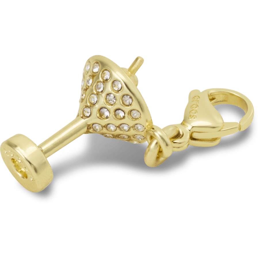 Women|Men|Kids Gold Martini Charm Jibbitz charm | Crocs For sale