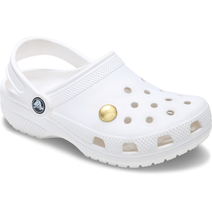 Women|Men Large Gold Circle Stud Jibbitz™ charms | Crocs On sale