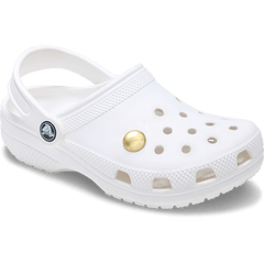 Women|Men Large Gold Circle Stud Jibbitz™ charms | Crocs On sale