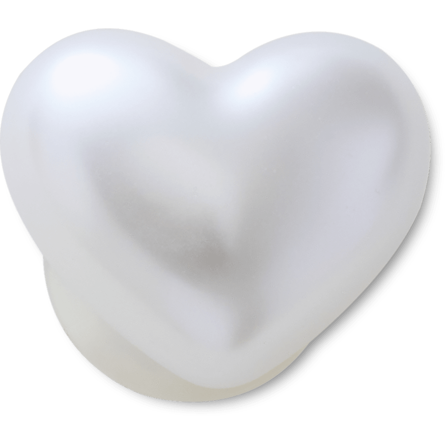 Women|Men|Jibbitz™ Charms Pearl Heart Jibbitz™ charms | Crocs Near me