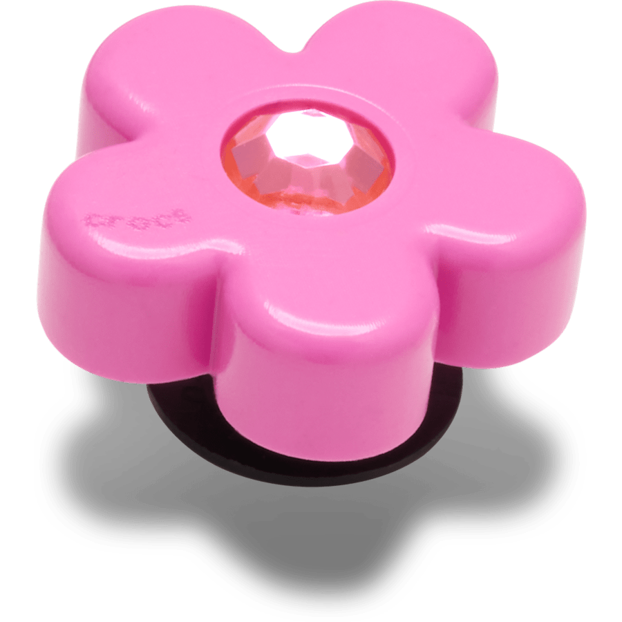 Women|Men Bright Pink Flower With Gem Jibbitz™ charms | Crocs Outlet