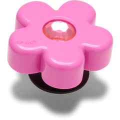 Women|Men Bright Pink Flower With Gem Jibbitz™ charms | Crocs Outlet