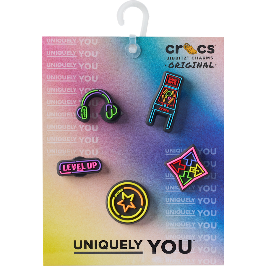 Women|Men|Jibbitz™ Charms Level Up Gamer 5 Pack Jibbitz™ charms | Crocs On sale