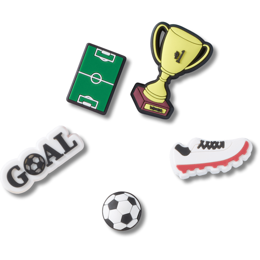 Women|Men|Jibbitz™ Charms Soccer Star 5 Pack Jibbitz™ charms | Crocs