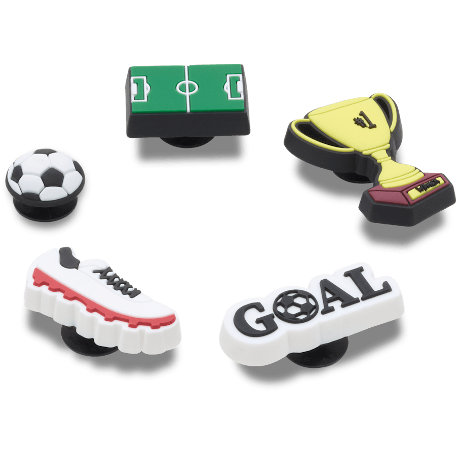 Women|Men|Jibbitz™ Charms Soccer Star 5 Pack Jibbitz™ charms | Crocs