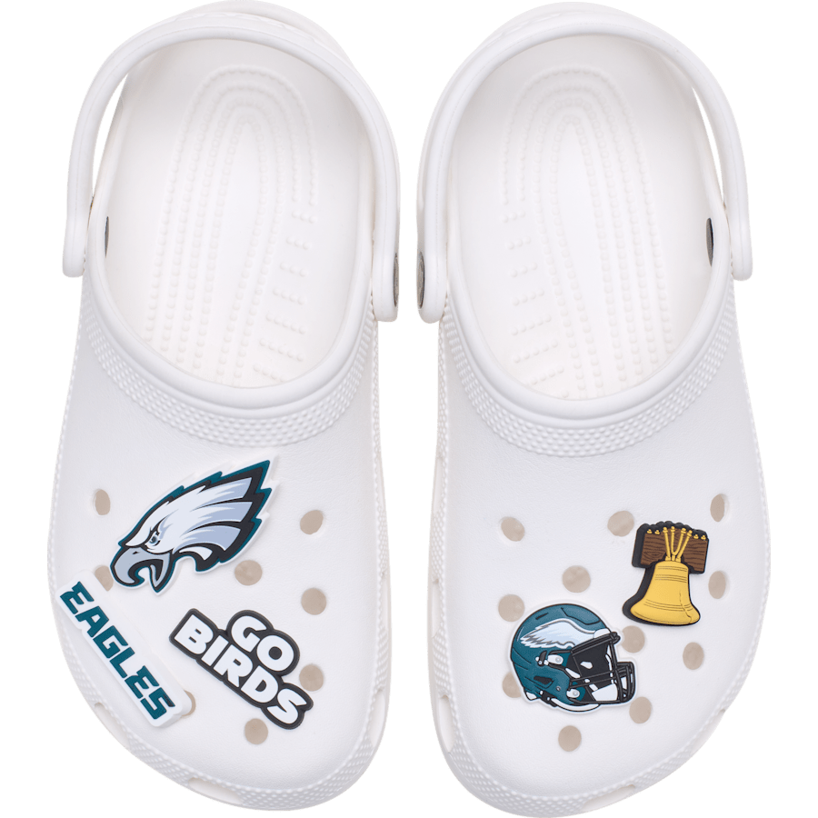 Women|Men|Jibbitz™ Charms NFL Philadelphia Eagles 5 Pack Jibbitz Shoe Charm | Crocs Near me