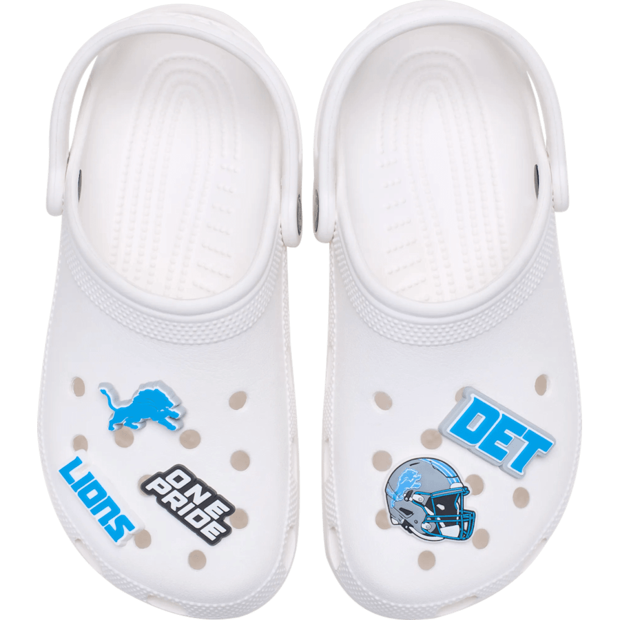 Women|Men|Jibbitz™ Charms NFL Detroit Lions 5 Pack Jibbitz Shoe Charm | Crocs Sale