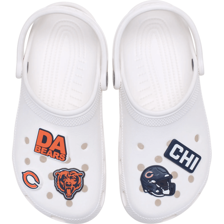 Women|Men|Jibbitz™ Charms NFL Chicago Bears 5 Pack Jibbitz Shoe Charm | Crocs us