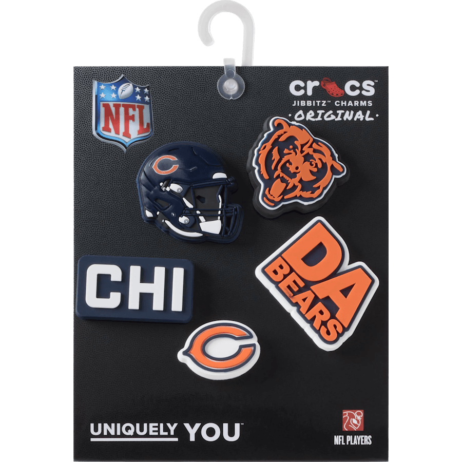 Women|Men|Jibbitz™ Charms NFL Chicago Bears 5 Pack Jibbitz Shoe Charm | Crocs us