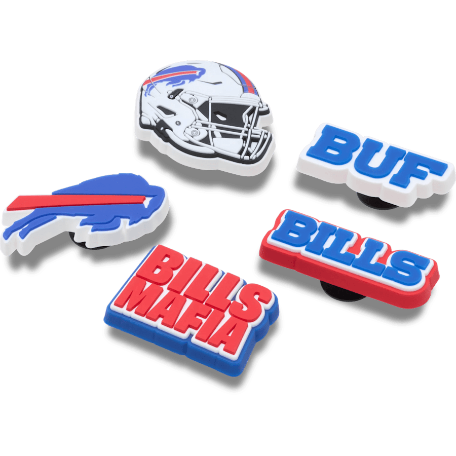 Women|Men|Jibbitz™ Charms NFL Buffalo Bills 5 Pack Jibbitz Shoe Charm | Crocs For sale