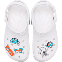Women|Men|Jibbitz™ Charms NFL Miami Dolphins 5 Pack Jibbitz Shoe Charm | Crocs Online