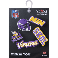 Women|Men|Jibbitz™ Charms NFL Minnesota Vikings 5 Pack Jibbitz Shoe Charm | Crocs Discount