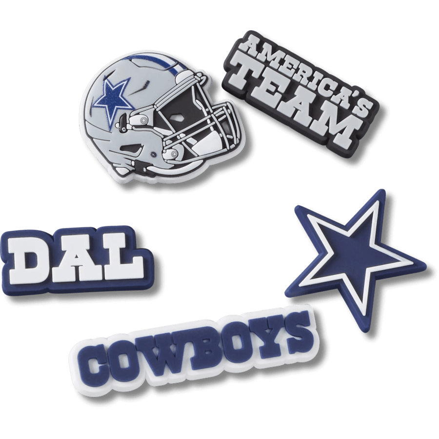 Women|Men|Jibbitz™ Charms NFL Dallas Cowboys 5 Pack Jibbitz Shoe Charm | Crocs On sale