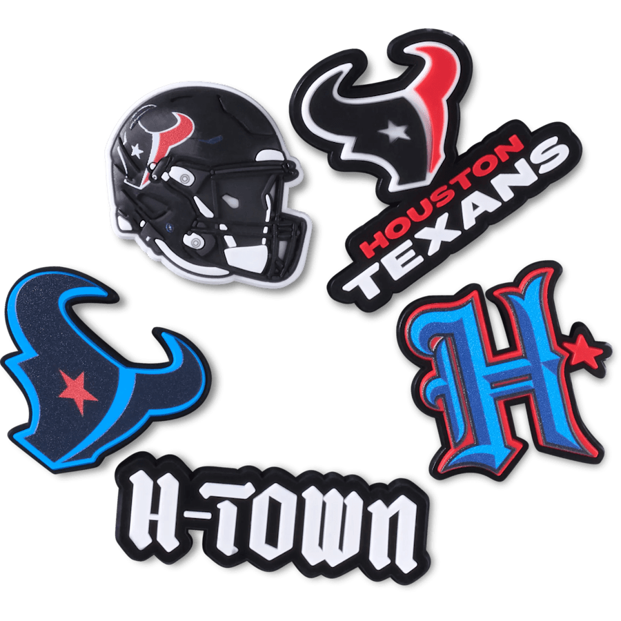 Women|Men|Jibbitz™ Charms NFL Houston Texans 5 Pack Jibbitz Shoe Charm | Crocs On sale