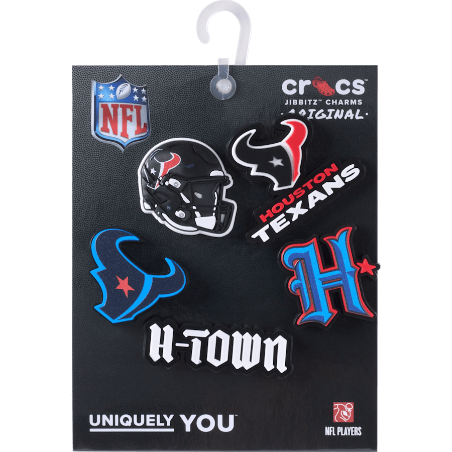 Women|Men|Jibbitz™ Charms NFL Houston Texans 5 Pack Jibbitz Shoe Charm | Crocs On sale