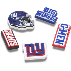 Women|Men|Jibbitz™ Charms NFL New York Giants 5 Pack Jibbitz Shoe Charm | Crocs Discount