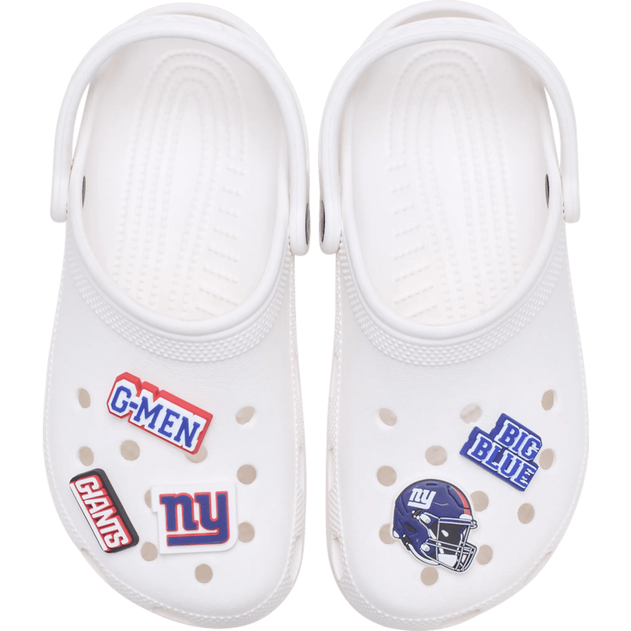 Women|Men|Jibbitz™ Charms NFL New York Giants 5 Pack Jibbitz Shoe Charm | Crocs Discount