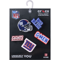 Women|Men|Jibbitz™ Charms NFL New York Giants 5 Pack Jibbitz Shoe Charm | Crocs Discount