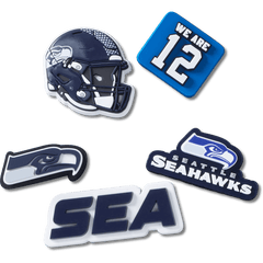 Women|Men|Jibbitz™ Charms NFL Seattle Seahawks 5 Pack Jibbitz Shoe Charm | Crocs Discount