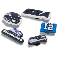 Women|Men|Jibbitz™ Charms NFL Seattle Seahawks 5 Pack Jibbitz Shoe Charm | Crocs Discount