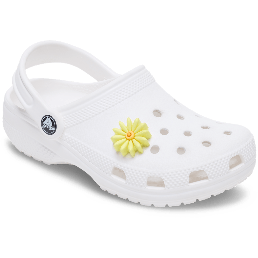 Women|Men Puffy Yellow Daisy Jibbitz™ charms | Crocs On sale