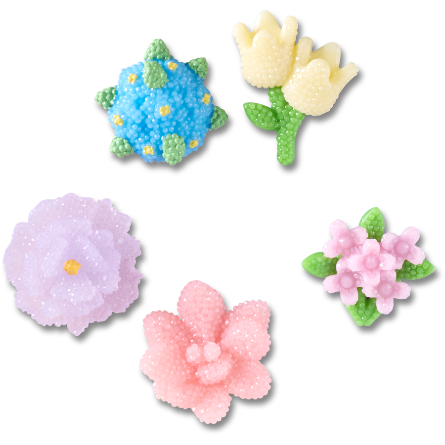 Women|Men|Jibbitz™ Charms Beaded Flowers 5 Pack Jibbitz™ charms | Crocs Sale